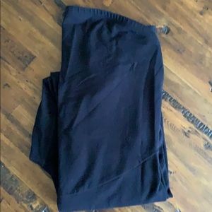 Over the belly maternity leggings, black, size S